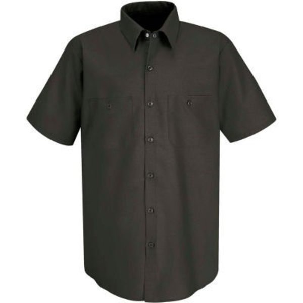 Vf Imagewear Red Kap¬Æ Men's Industrial Work Shirt Short Sleeve Charcoal Long-2XL SP24 SP24CHSSLXXL